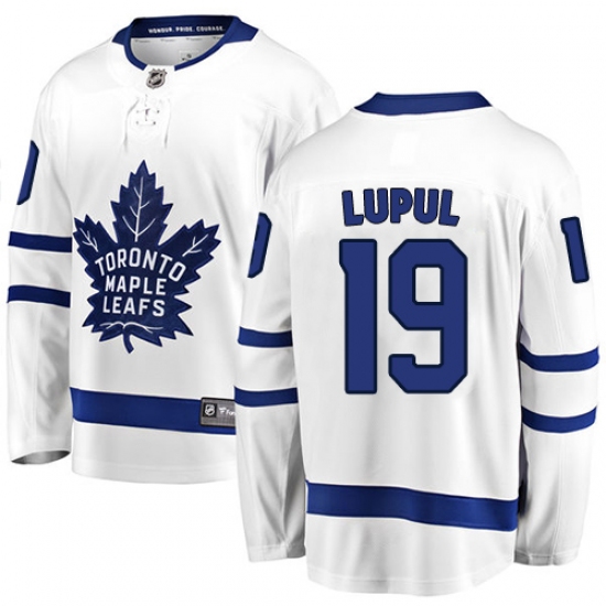 Youth Toronto Maple Leafs #19 Joffrey Lupul Fanatics Branded White Away Breakaway NHL Jersey - Ujersey