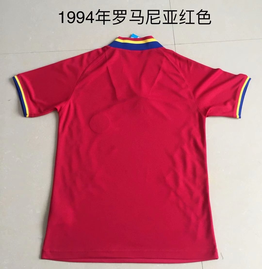 Romania Soccer Jersey Away Retro Jersey 1994 - Ujersey NHL