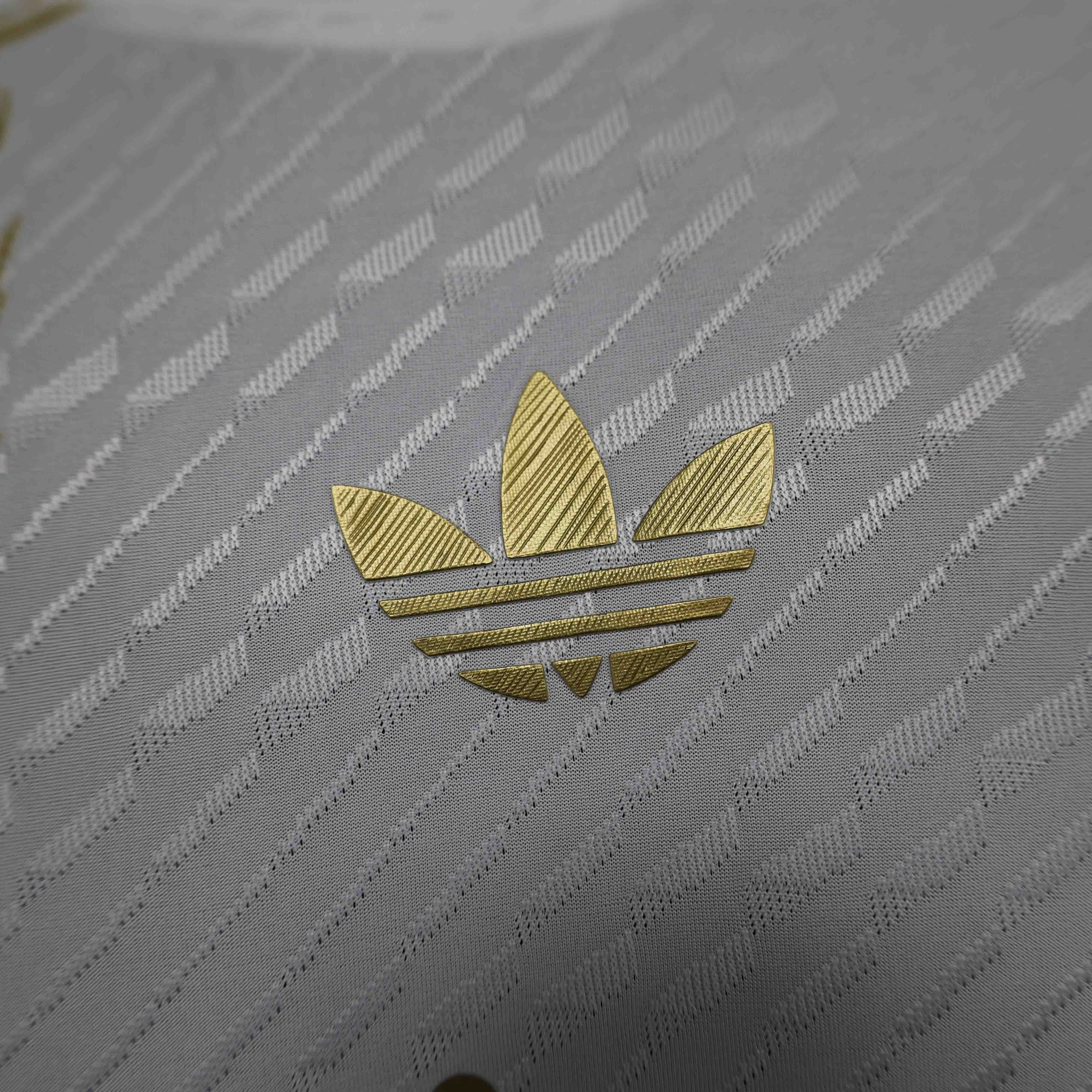 Real Madrid Soccer Jersey Golden Dragon White Special Edition Shirt 2024/25