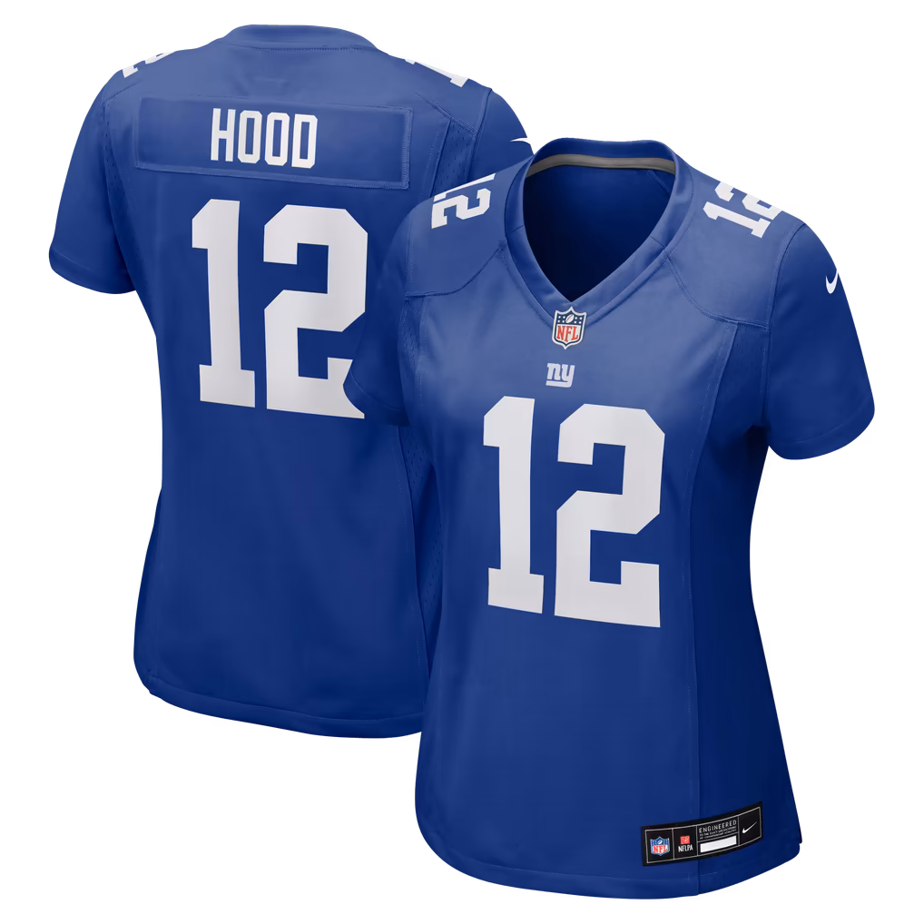 Women's New York Giants Colton Hood Nike Royal Team Game Jersey