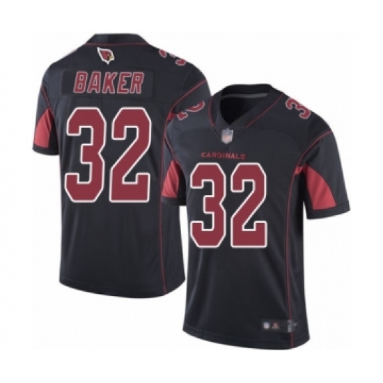 Men's Arizona Cardinals #32 Budda Baker Limited Black Rush Vapor Untouchable Football Jersey - Ujersey