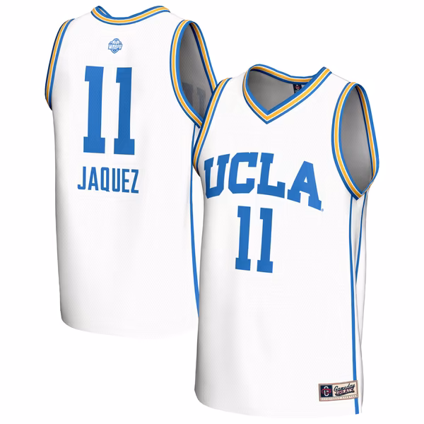 Youth GameDay Greats Gabby Jaquez White UCLA Bruins Lightweight Collegiate Women's Basketball Fashion Jersey - SUjersey01