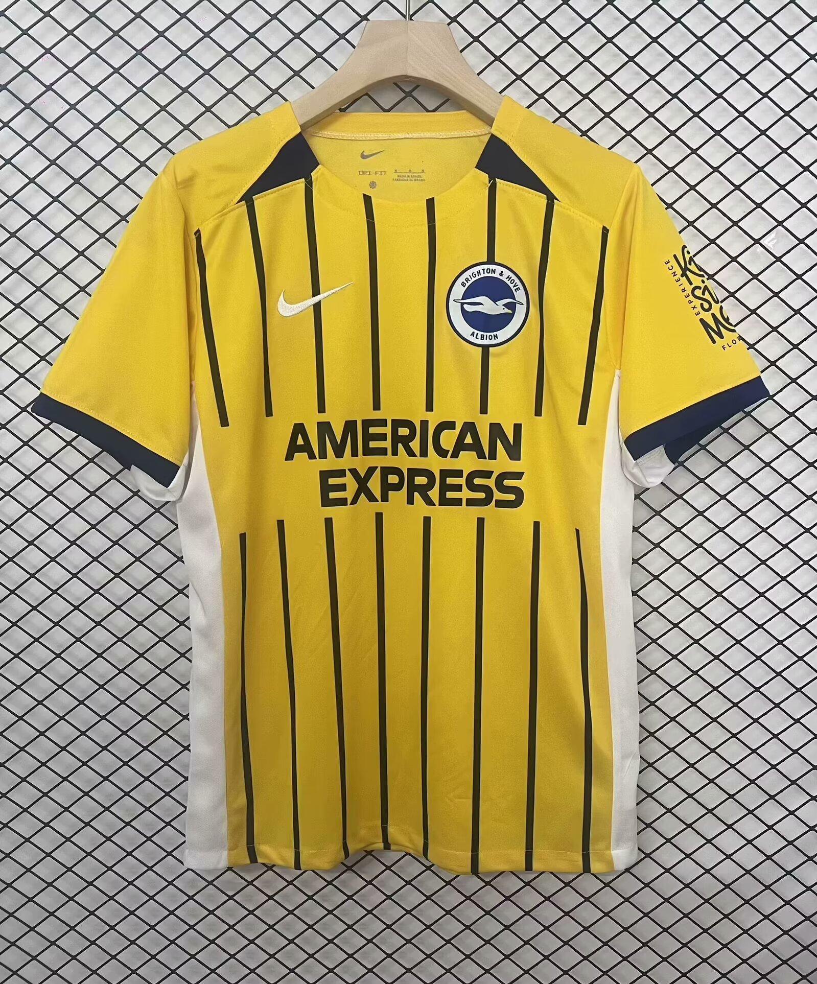 Brighton & Hove Albion Football Jersey Away Custom Shirt 2024/25 - Ujersey NHL