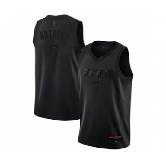 Men's Houston Rockets #7 Carmelo Anthony Swingman Black MVP Basketball Jersey - Ujersey