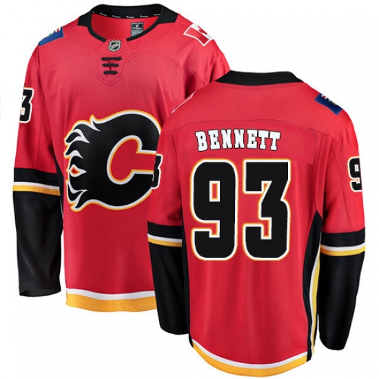 Youth Calgary Flames #93 Sam Bennett Fanatics Branded Red Home Breakaway NHL Jersey - Ujersey