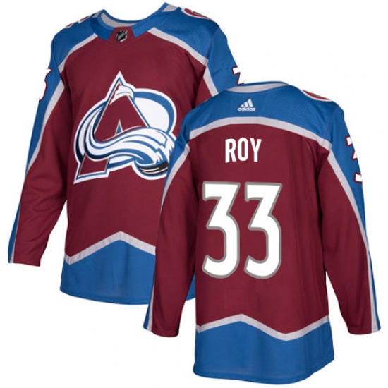 Youth Adidas Colorado Avalanche #33 Patrick Roy Premier Burgundy Red Home NHL Jersey - Ujersey