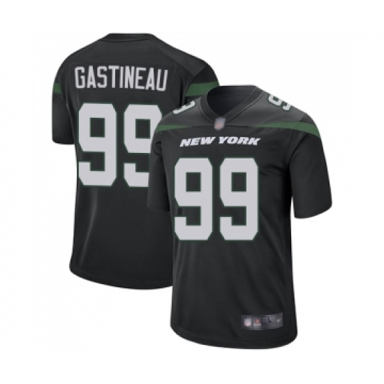 Men's New York Jets #99 Mark Gastineau Game Black Alternate Football Jersey - Ujersey