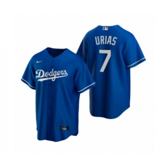 Men's Los Angeles Dodgers #7 Julio Urias Nike Royal Replica Alternate Jersey - Ujersey