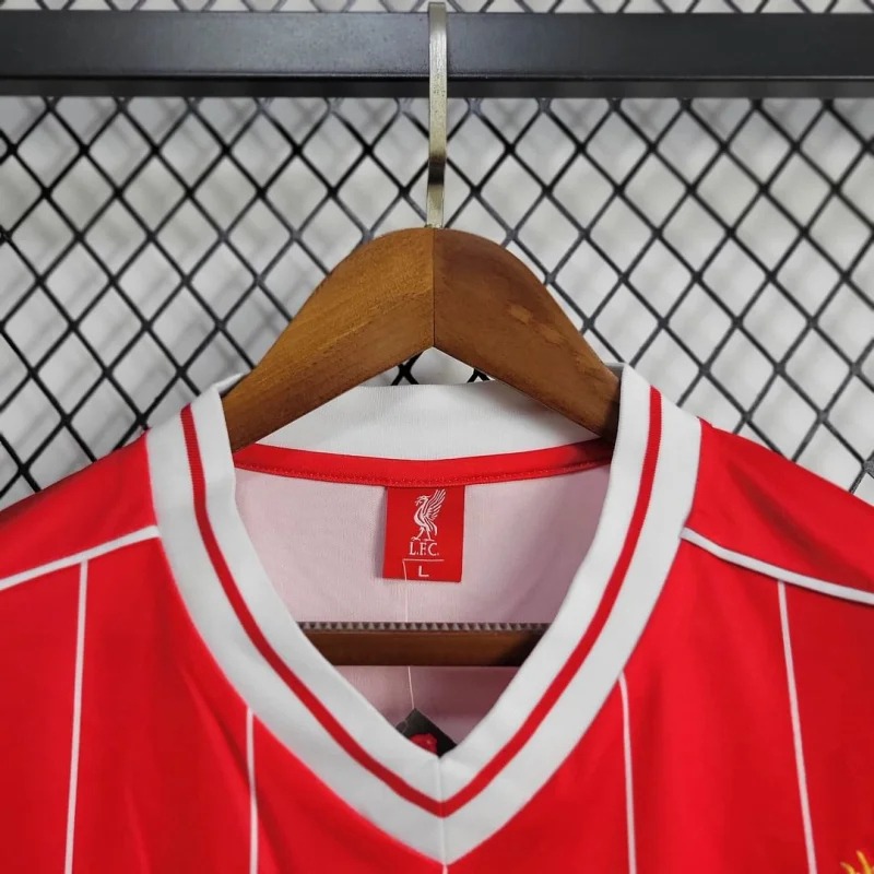 Liverpool Retro Football Jersey Home Custom Shirt 1981-84 - ujerseystore