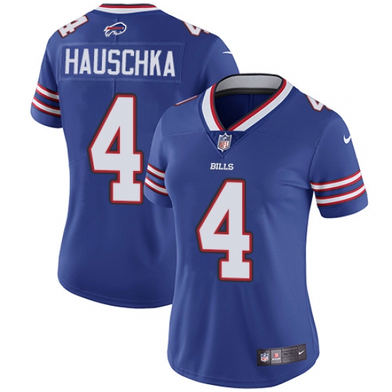 Women's Nike Buffalo Bills #4 Stephen Hauschka Elite Royal Blue Team Color NFL Jersey - Ujersey