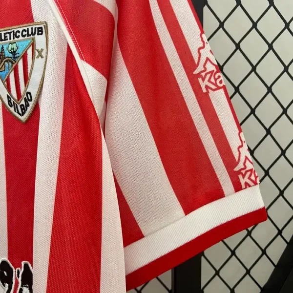Athletic Club de Bilbao Retro Soccer Jersey Home Custom Shirt 1997/98 - ujerseystore