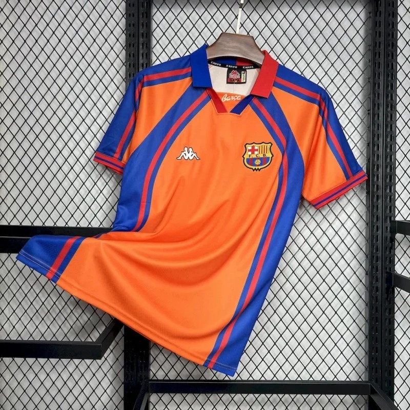 Barcelona Retro Jersey Away Soccer Shirt 1997-98 - U-jersey