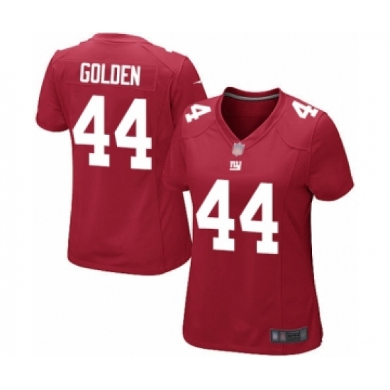 Women's New York Giants #44 Markus Golden Game Red Alternate Football Jersey - Ujersey