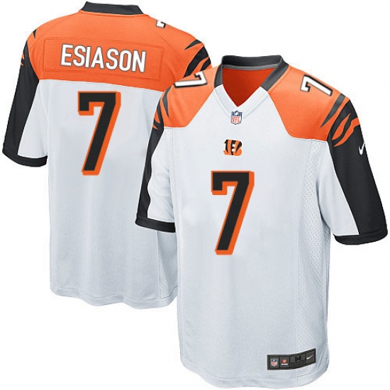 Men's Nike Cincinnati Bengals #7 Boomer Esiason Game White NFL Jersey - Ujersey
