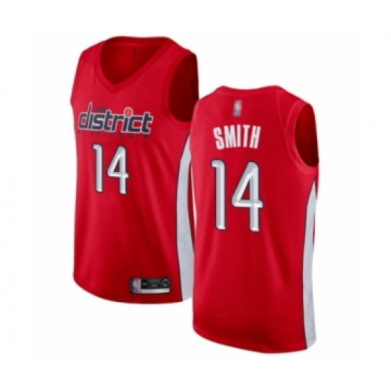 Youth Washington Wizards #14 Ish Smith Red Swingman Jersey - Earned Edition - Ujersey