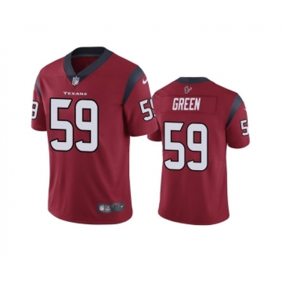 Men's Houston Texans #59 Kenyon Green Red Vapor Untouchable Limited Stitched Jersey - Ujersey