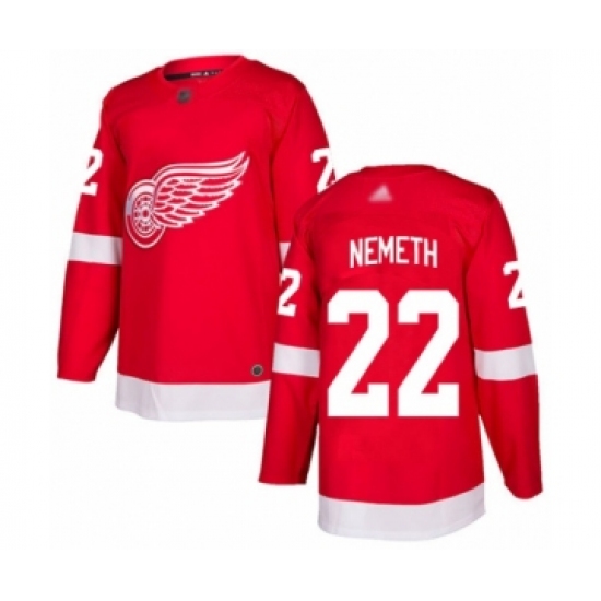 Youth Detroit Red Wings #22 Patrik Nemeth Authentic Red Home Hockey Jersey - Ujersey