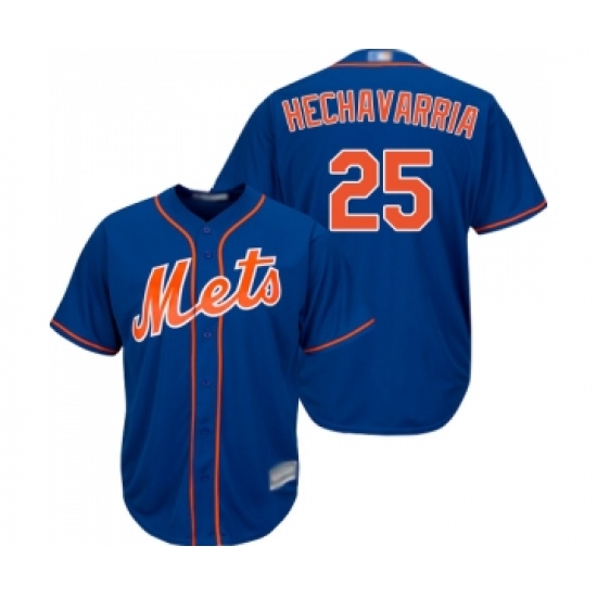 Youth New York Mets #25 Adeiny Hechavarria Authentic Royal Blue Alternate Home Cool Base Baseball Jersey - Ujersey