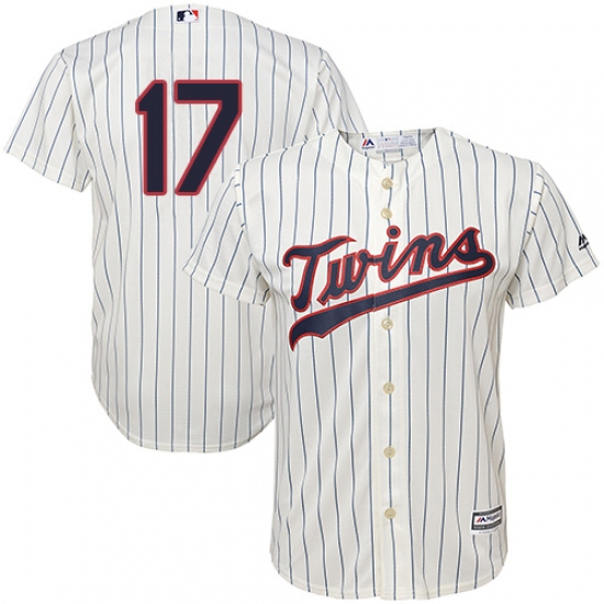 Youth Majestic Minnesota Twins #17 Jose Berrios Authentic Cream Alternate Cool Base MLB Jersey - Ujersey