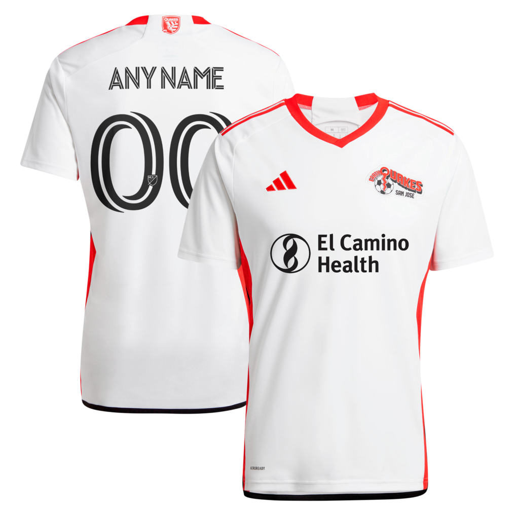 Men's San Jose Earthquakes adidas White 2025 The 50 Kit Replica Custom Jersey - Ujersey