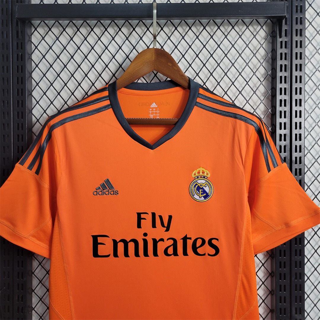 Real Madrid Retro Jersey Third Away Custom Soccer Shirt 2013/14 - ujerseystore