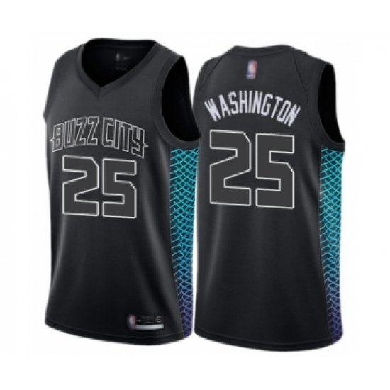 Women's Jordan Charlotte Hornets #25 PJ Washington Swingman Black Basketball Jersey - City Edition - Ujersey