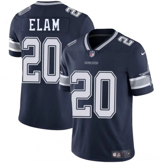 Men's Dallas Cowboys #20 Kaiir Elam Navy 2025 Vapor Untouchable Limited Football Stitched Jersey - Ujersey