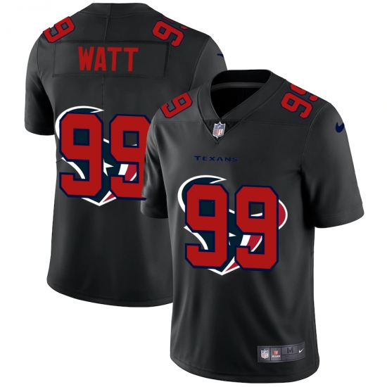 Men's Houston Texans #99 J.J. Watt Black Nike Black Shadow Edition Limited Jersey