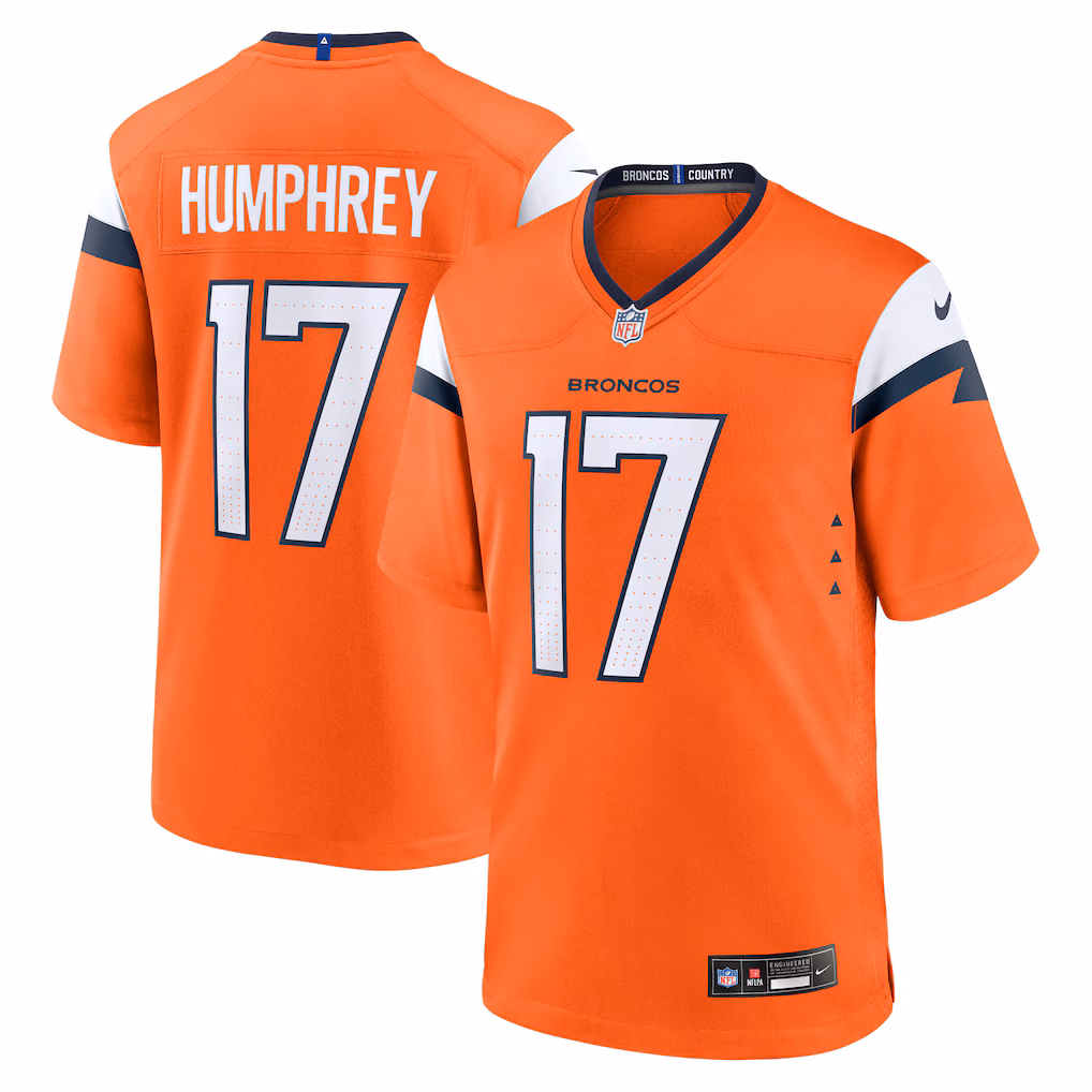 Men's Denver Broncos Lil'Jordan Humphrey Nike Orange Team Game Jersey - Vujersey Los Angeles Rams