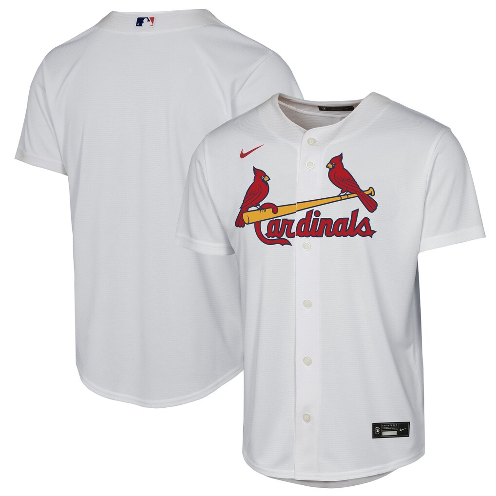 Youth St. Louis Cardinals  Nike White Home Replica Jersey - Ujersey