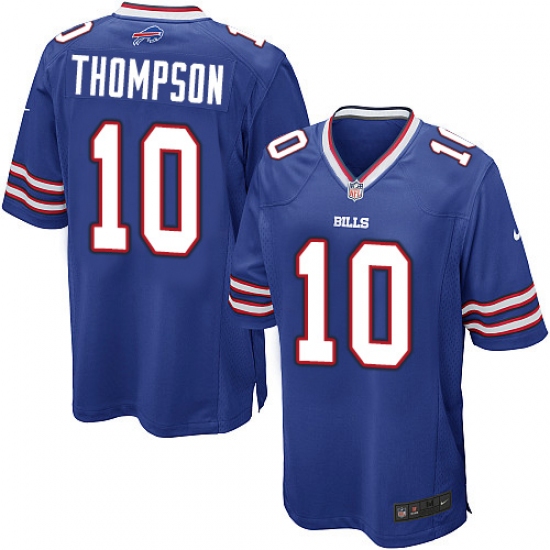 Men's Nike Buffalo Bills #10 Deonte Thompson Game Royal Blue Team Color NFL Jersey - Ujersey