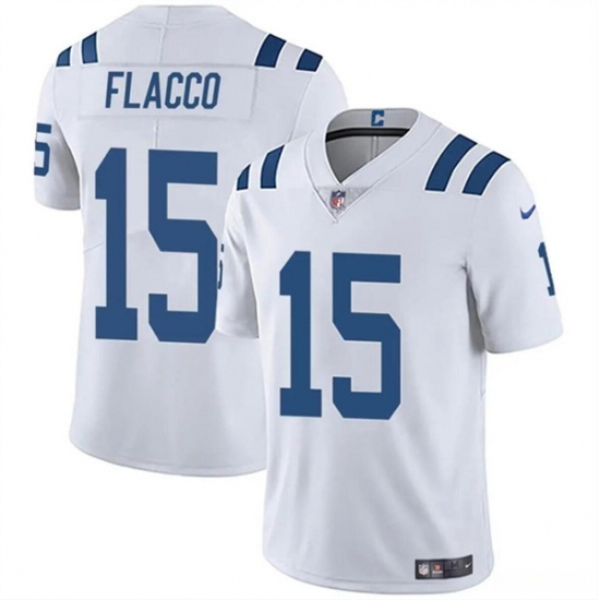 Youth Indianapolis Colts #15 Joe Flacco White Vapor Untouchable Limited Football Stitched Jersey - Ujersey