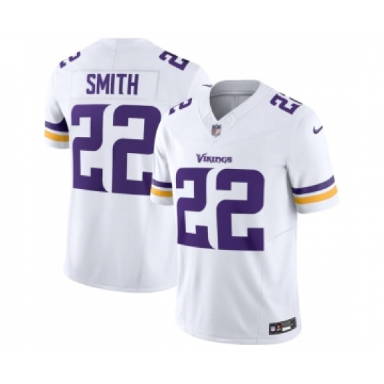 Men's Minnesota Vikings #22 Harrison Smith White 2023 F.U.S.E. Vapor Untouchable Stitched Jersey - Ujersey
