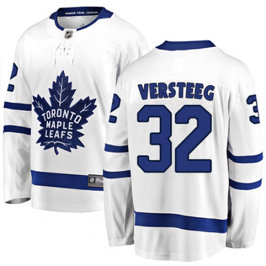 Youth Toronto Maple Leafs #32 Kris Versteeg Fanatics Branded White Away Breakaway NHL Jersey - Ujersey