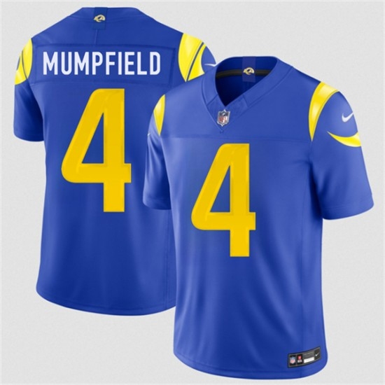 Men's Los Angeles Rams #4 Konata Mumpfield Royal 2026 F.U.S.E. Vapor Limited Football Stitched Jersey - Ujersey