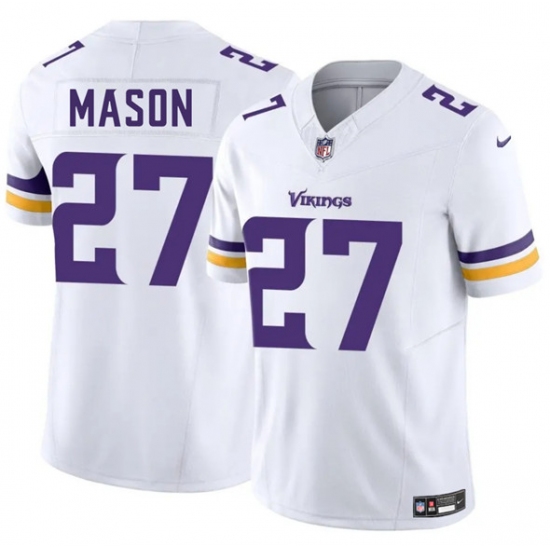 Men's Minnesota Vikings #27 Jordan Mason White 2025 F.U.S.E. Vapor Untouchable Limited Football Stitched Jersey - Ujersey