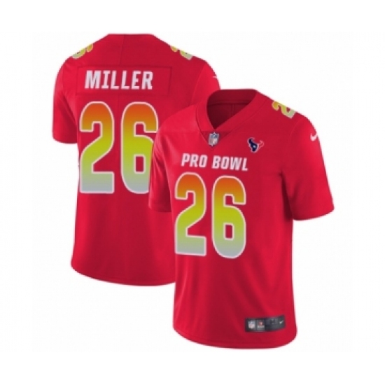 Youth Nike Houston Texans #26 Lamar Miller Limited Red AFC 2019 Pro Bowl NFL Jersey - Ujersey