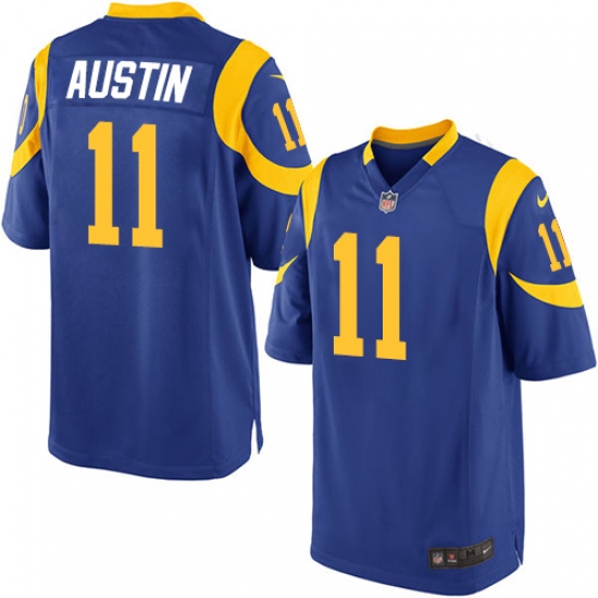 Men's Nike Los Angeles Rams #11 Tavon Austin Game Royal Blue Alternate NFL Jersey - Ujersey
