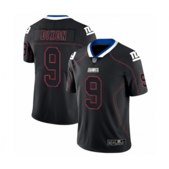 Men's New York Giants #9 Riley Dixon Limited Lights Out Black Rush Football Jersey - Ujersey