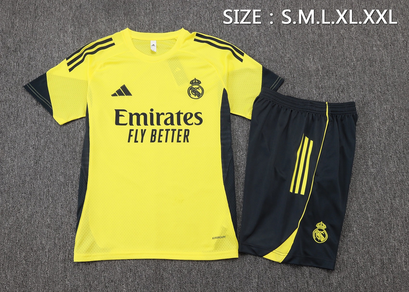 Real Madrid Training Jersey Kit Yellow 2025/26 - U-jersey