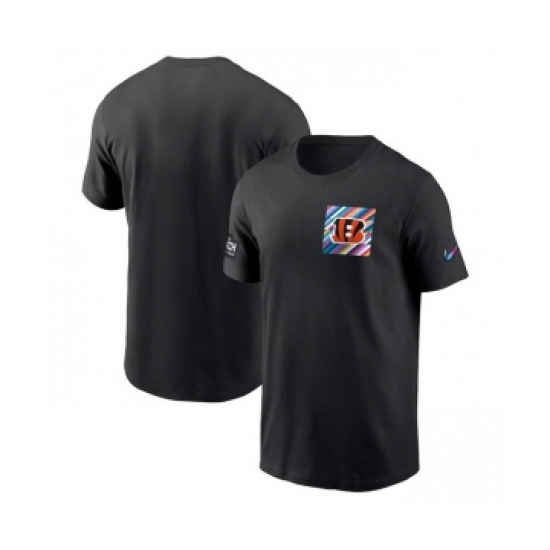 Men's Cincinnati Bengals Black 2023 Crucial Catch Sideline Tri-Blend T-Shirt - Ujersey