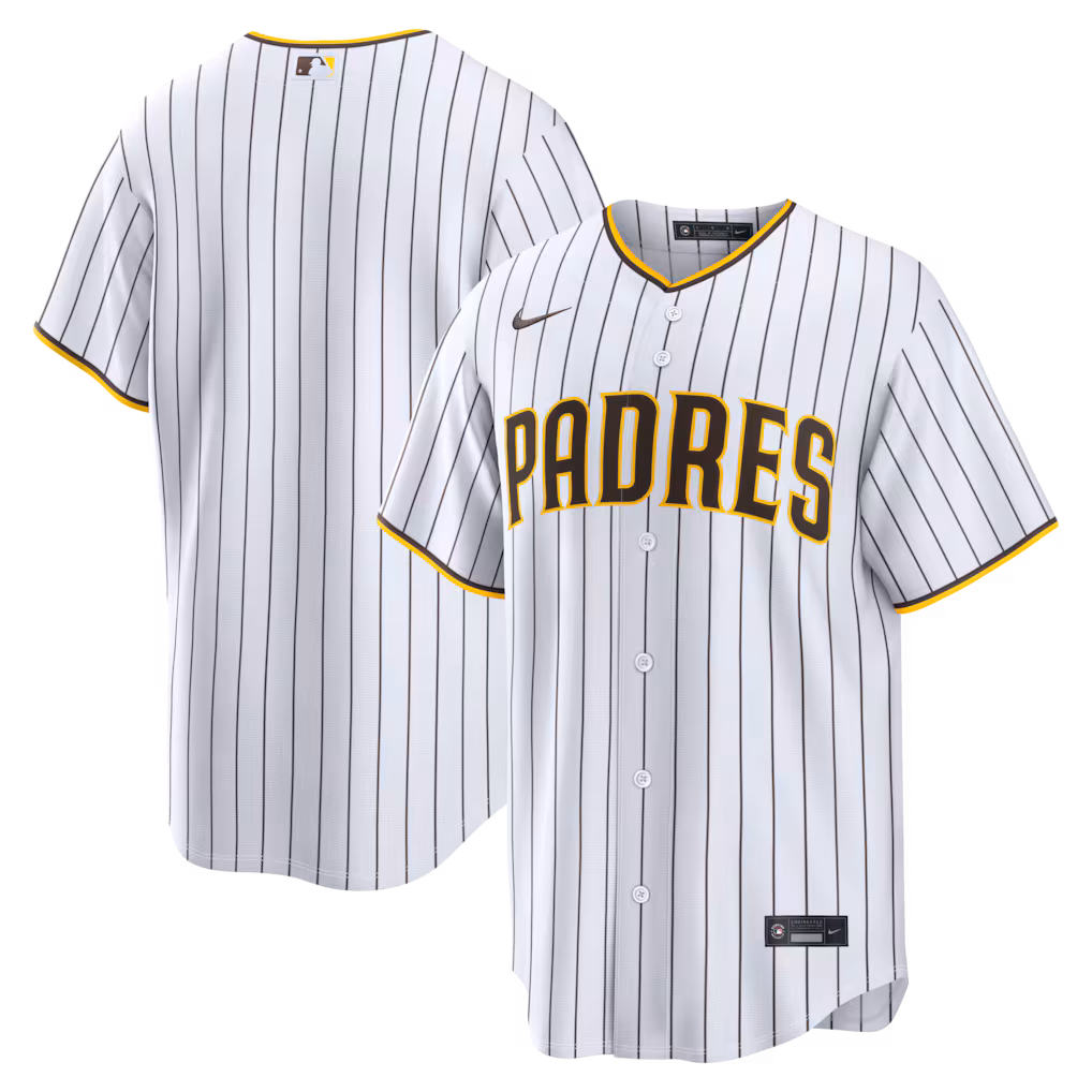 Men's San Diego Padres Nike White Home Replica Jersey - Ujersey