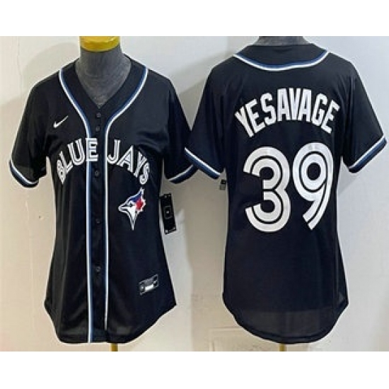 Youth Toronto Blue Jays #39 Trey Yesavage 2026 Black Fashion Cool Base Jersey - Ujersey