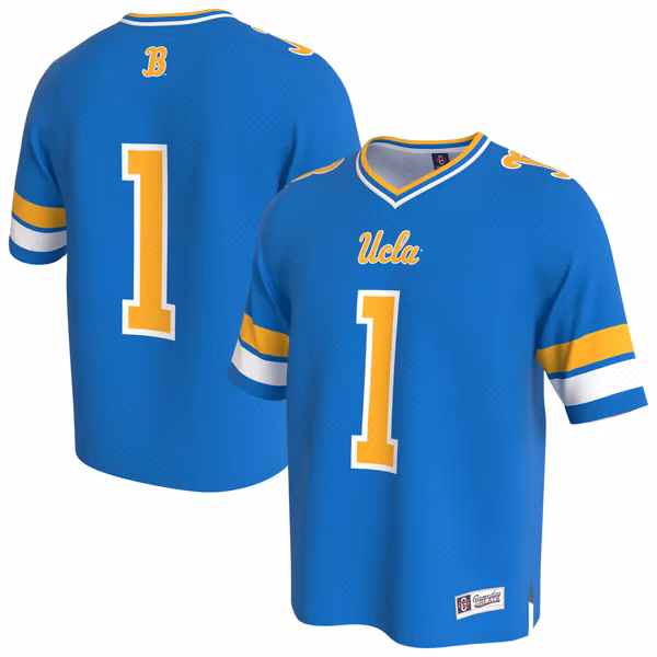 Unisex GameDay Greats Blue UCLA Bruins Lightweight Collegiate Football Fashion Jersey - Ujersey