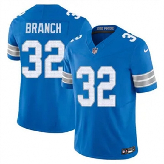 Youth Detroit Lions #32 Brian Branch Blue 2023 F U S E Vapor Untouchable Limited Stitched Jersey - Ujersey
