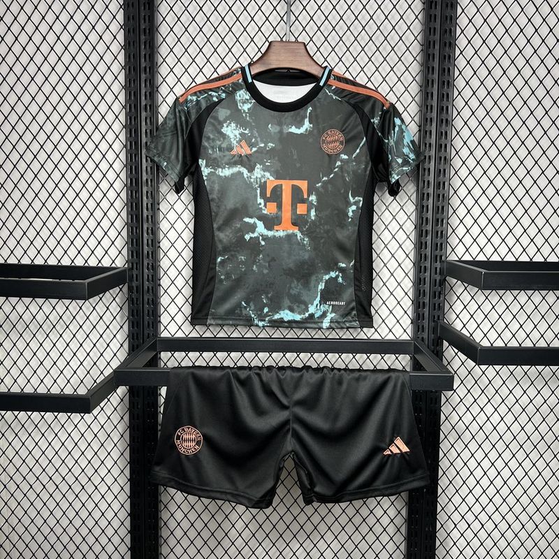 Bayern Munich Jersey Custom Soccer Kids Kit Jersey+Shorts Away 2024/25 - Ujersey Shop