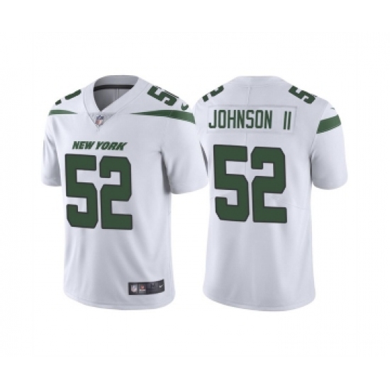 Men's New York Jets #52 Jermaine Johnson II 2022 White Vapor Untouchable Limited Stitched Jersey - Ujersey