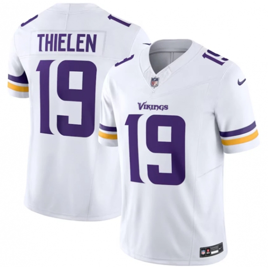 Men's Minnesota Vikings #19 Adam Thielen White 2025 F.U.S.E. Vapor Untouchable Limited Football Stitched Jersey - Ujersey