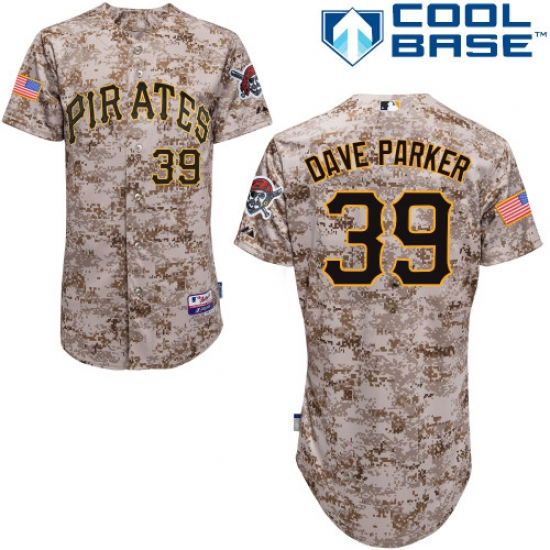 Men's Majestic Pittsburgh Pirates #39 Dave Parker Replica Camo Alternate Cool Base MLB Jersey - Ujersey
