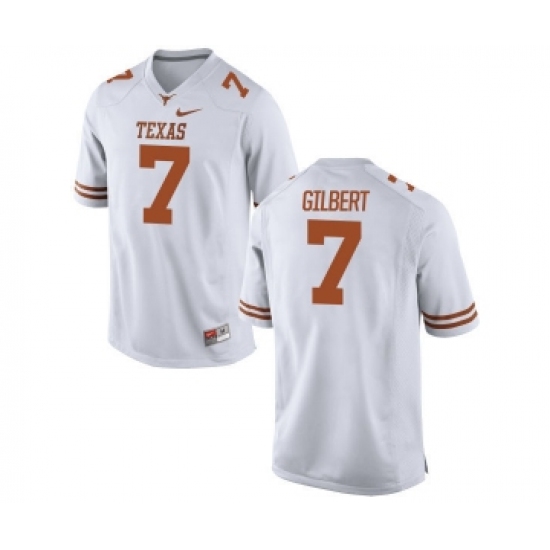 Texas Longhorns 7 Garrett Gilbert White Nike College Jersey